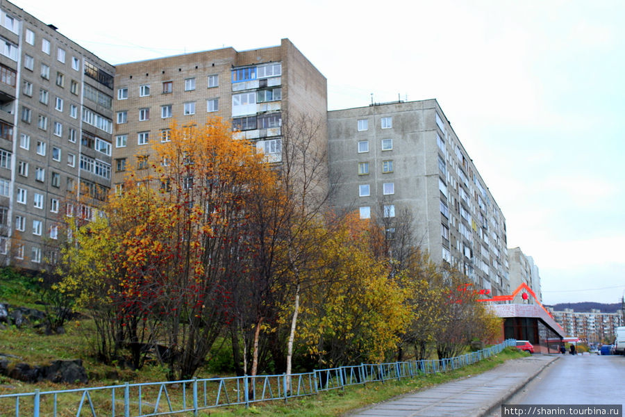 Район Ледового озера Мурманск, Россия