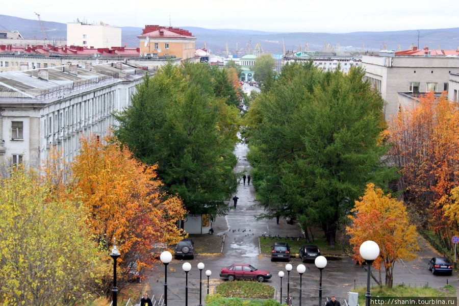 Самая большая лестница Мурманска Мурманск, Россия