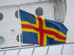 Флаг Аландских островов.