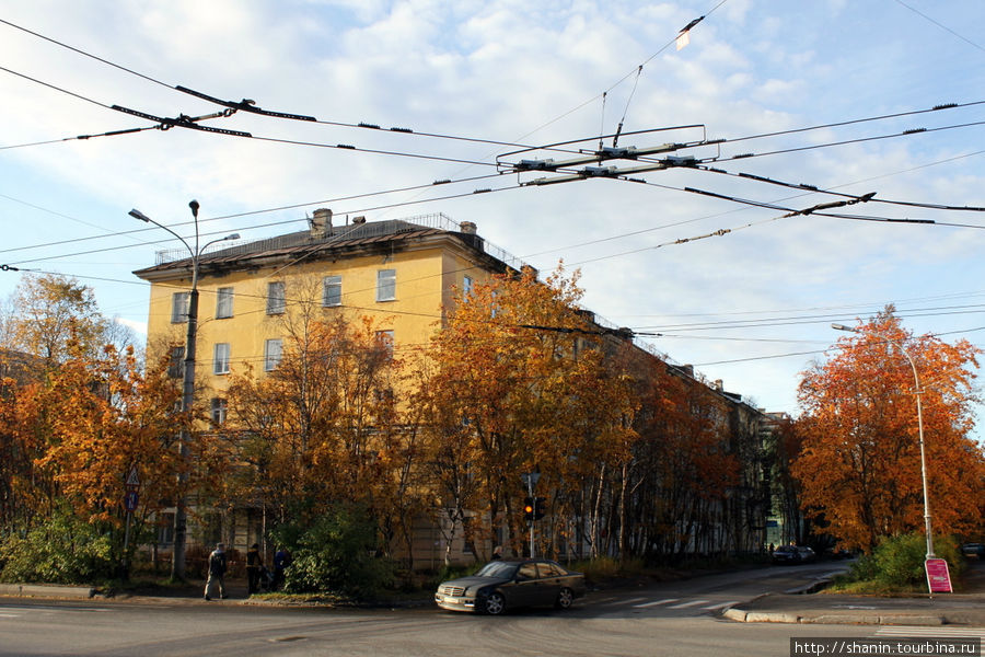 Улица Челюскинцев Мурманск, Россия