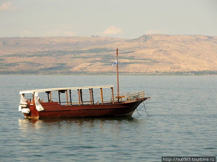 Безмятежность на Галилейском море Израиль