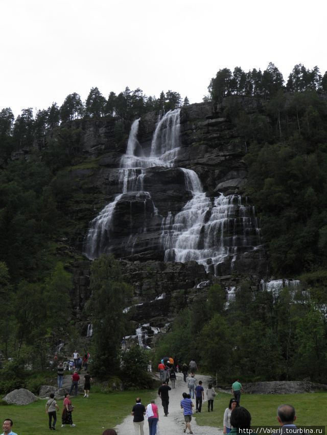 Водопад Твиндефоссен Водопад Твиндефоссен, Норвегия