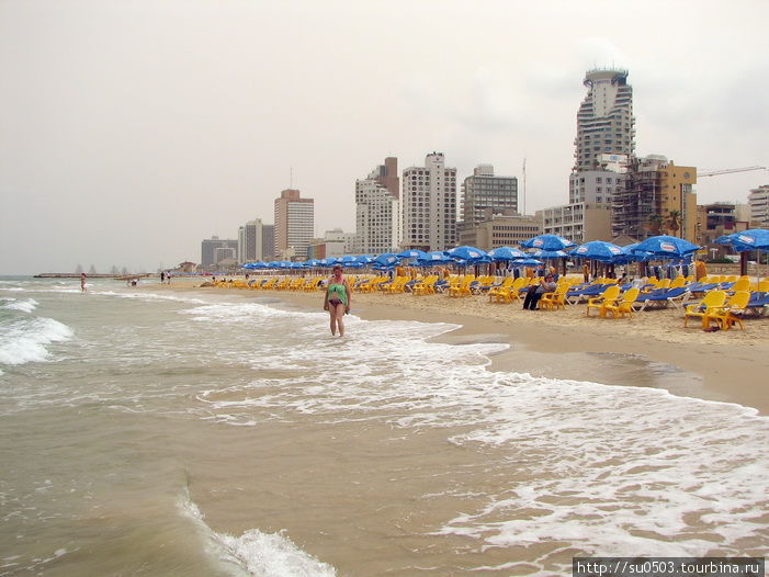 Пляж Тель-Авива Израиль