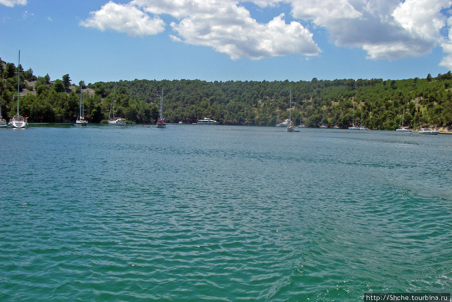 Устье реки Крка, здесь пересаживаешься на корабль Национальный парк Крка, Хорватия