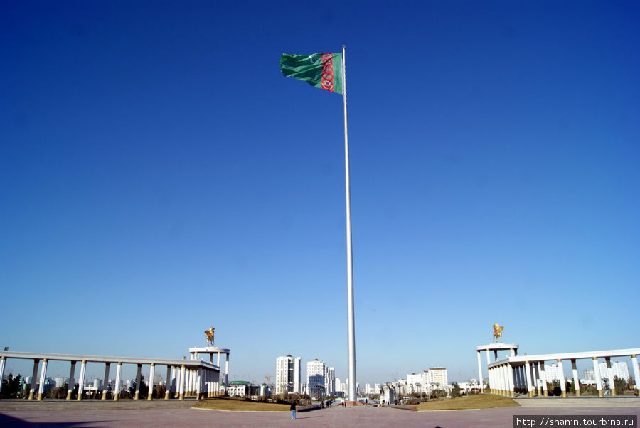 Туркменский флаг Ашхабад, Туркмения