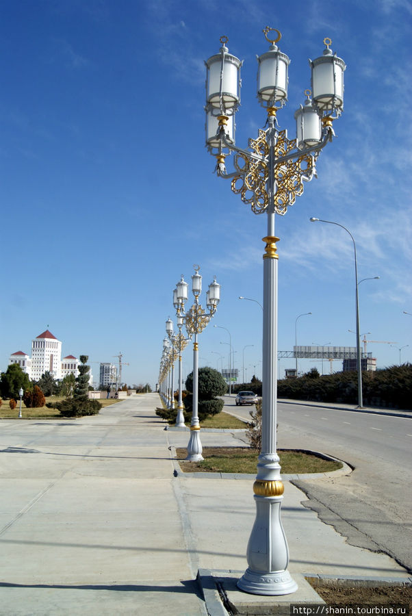 Фонари Ашхабад, Туркмения
