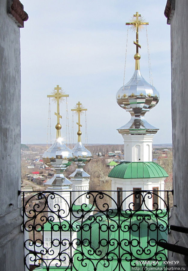 Фрагмент Тихвинской церкви. Кунгур, Россия