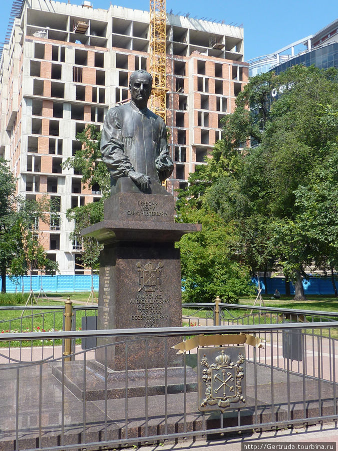 Памятник А.А. Собчаку. Санкт-Петербург, Россия