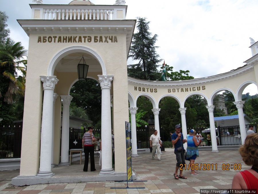 Аботаникэ Бахча... или Сухумский ботанический сад (основан Нестором Лакоба) Гагра, Абхазия