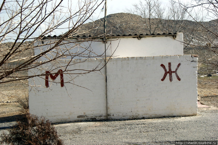 Туалет типа М-Ж Ахалский велаят, Туркмения
