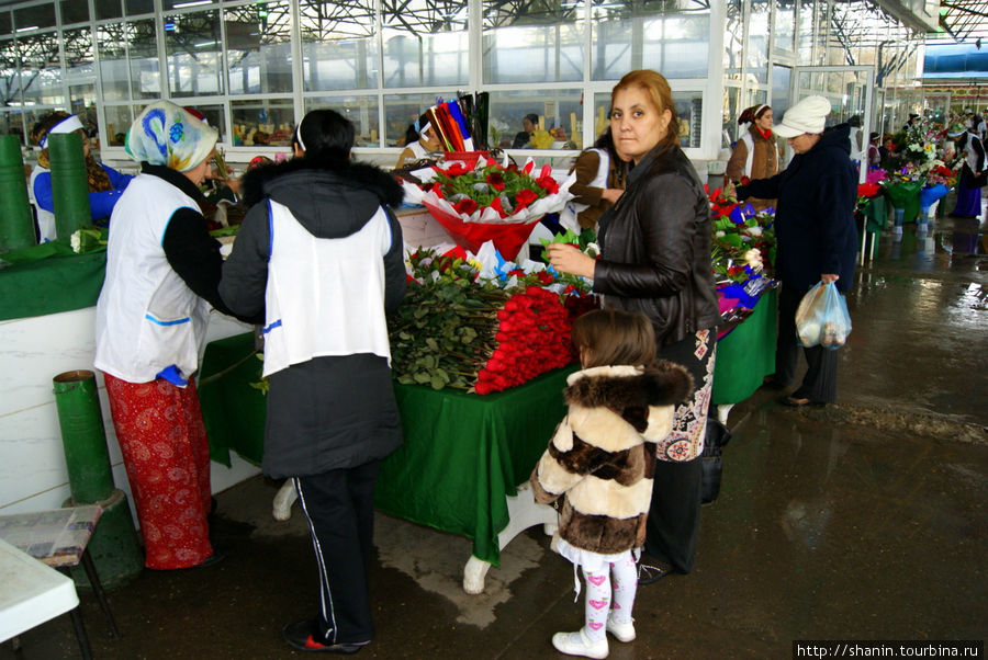 На Текинском рынке в Ашхабаде Ашхабад, Туркмения