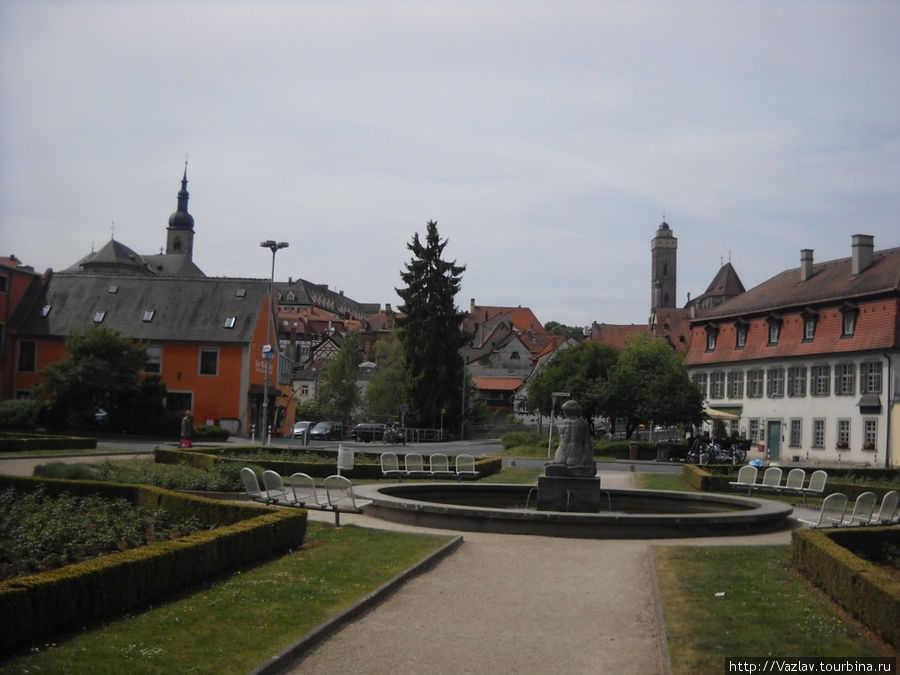 Площадь с перспективой Бамберг, Германия
