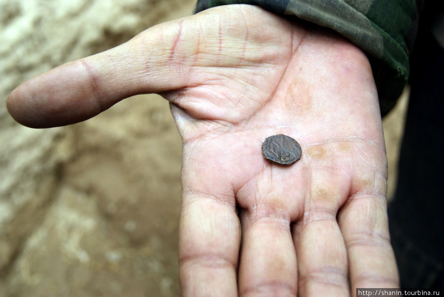 Древняя монета Столичный регион Ашхабад, Туркмения