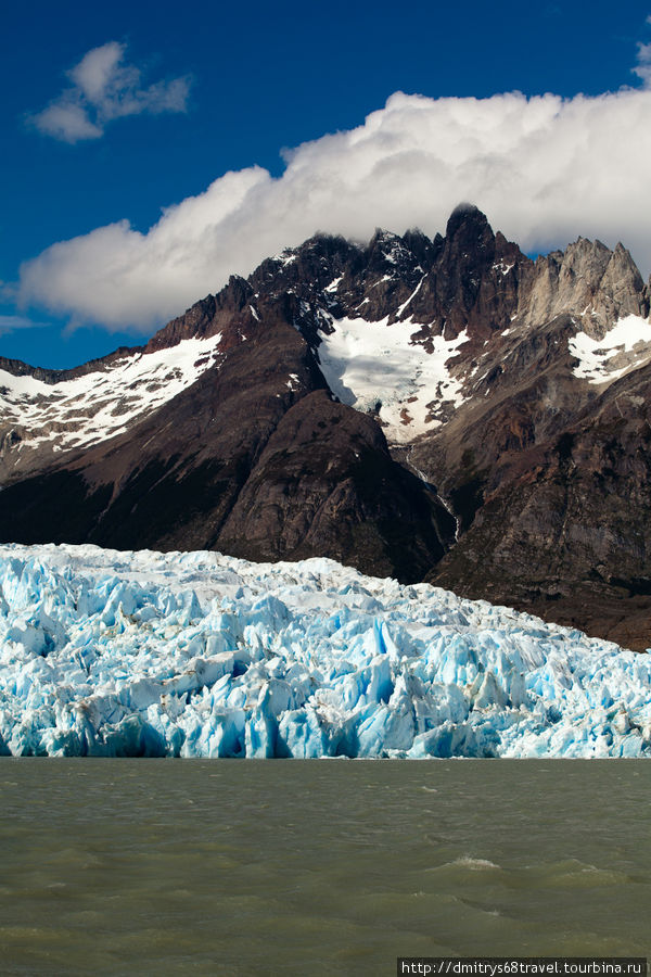 Торрес-дель-Пайн. Ледник Gray. Национальный парк Торрес-дель-Пайне, Чили