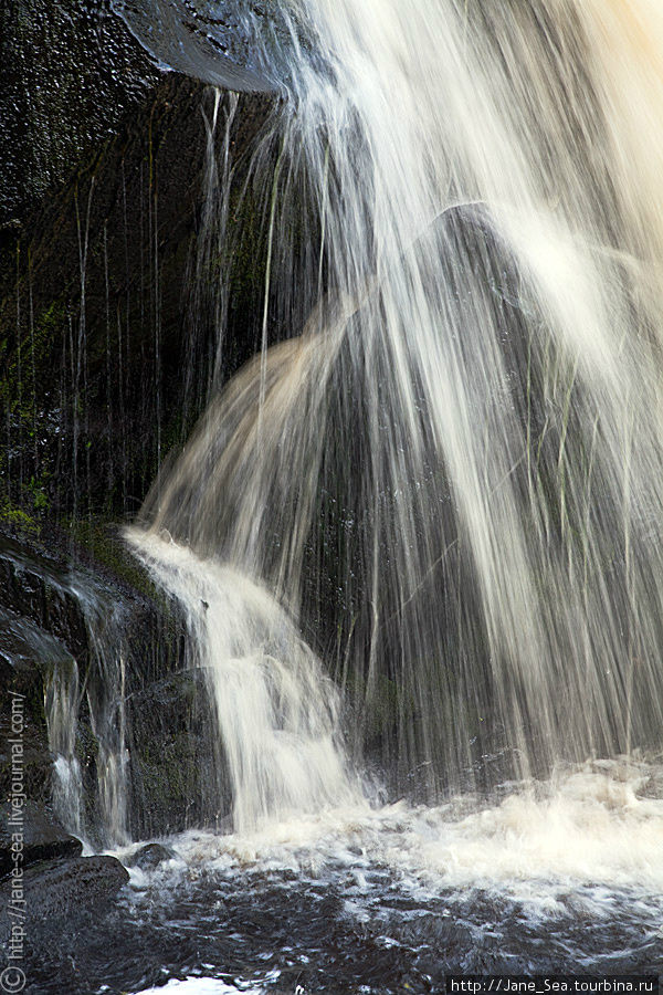 Водопад Юканкоски - Белые столбы