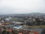 Вид на Тбилиси под апрельским дождем