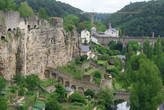 Крепость Festung Lëtzebuerg с казематами, открытыми для посещения туристов