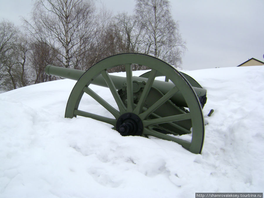 Старинные пушки Лаппеенранта, Финляндия