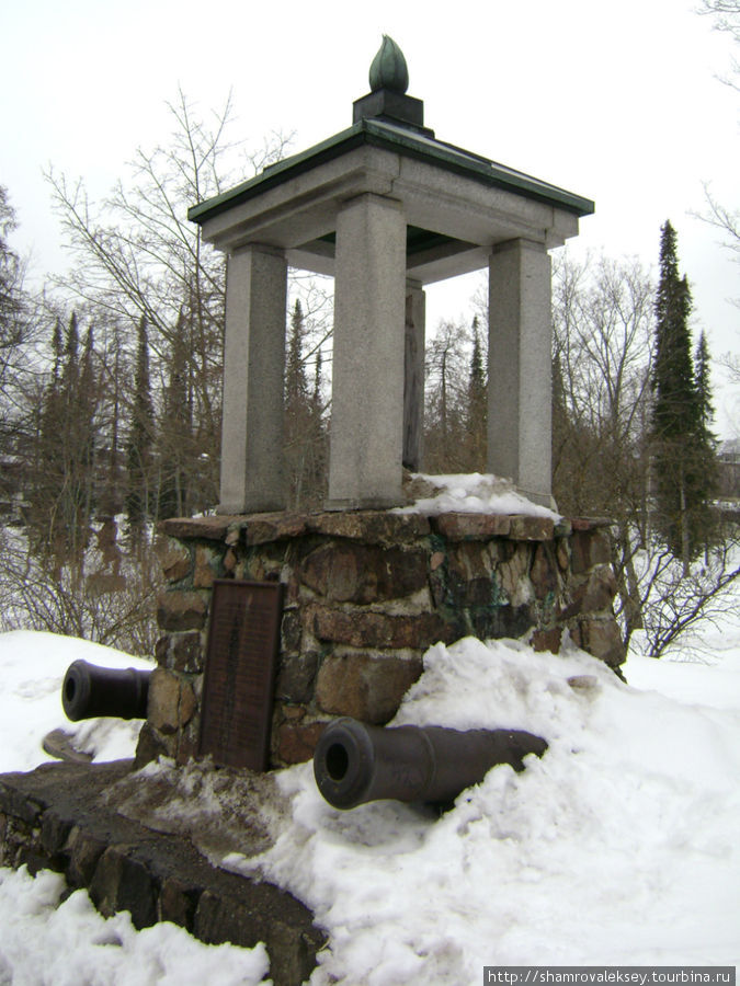 Памятник битве 1741 года, когда город перешёл от Швеции к России Лаппеенранта, Финляндия