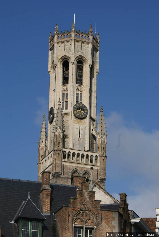 Башня Белфорд – символ свободы, богатства, стойкости горожан и независимости города Брюгге, Бельгия