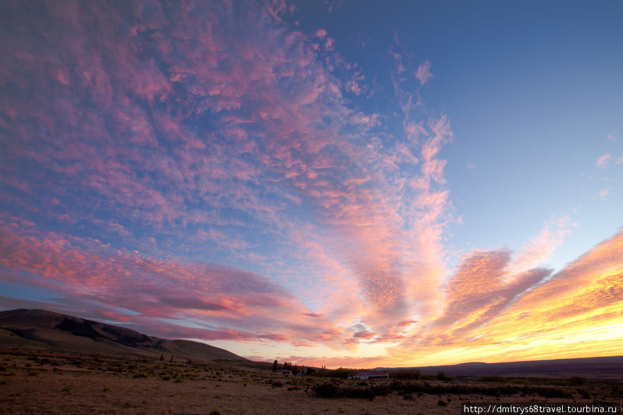 Торрес-дель-Пайн — рассвет, КОНДОР. Национальный парк Торрес-дель-Пайне, Чили
