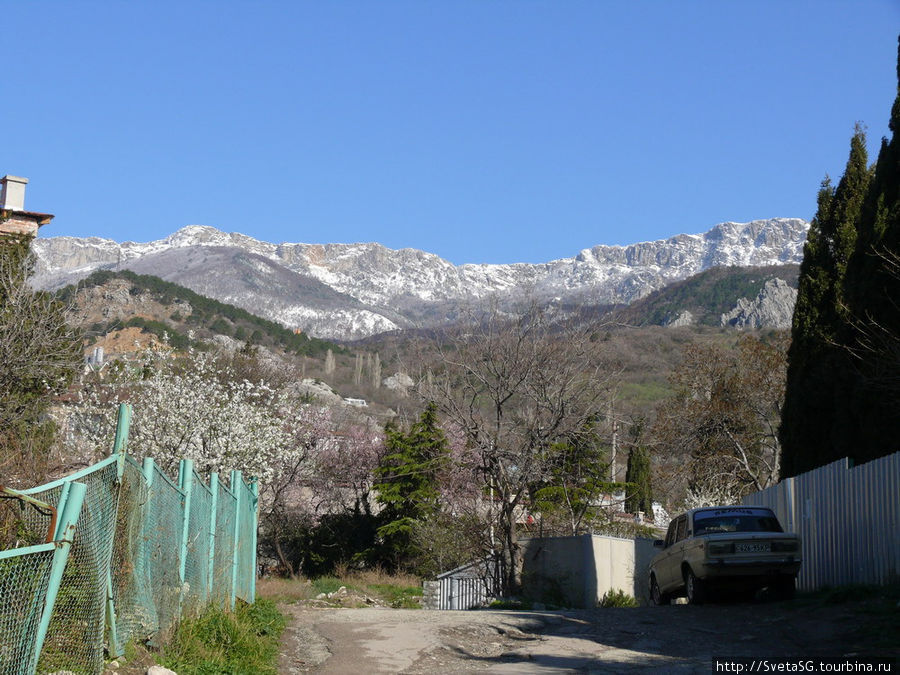 Похолодало и в горах выпал снег Республика Крым, Россия