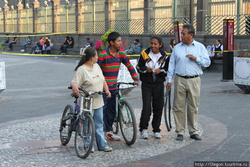 Велопрогулка всей семьёй Мексика