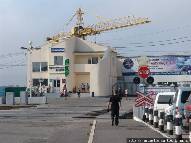 В порту Благовещенска Благовещенск, Россия