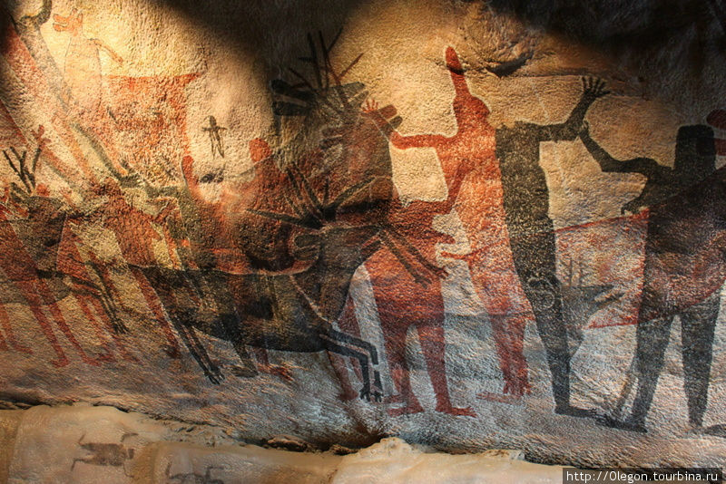 Древние индейцы тоже баловались граффити Мексика
