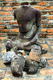 Статуя Будды на территории Вата Пхра Рам в Аюттхае