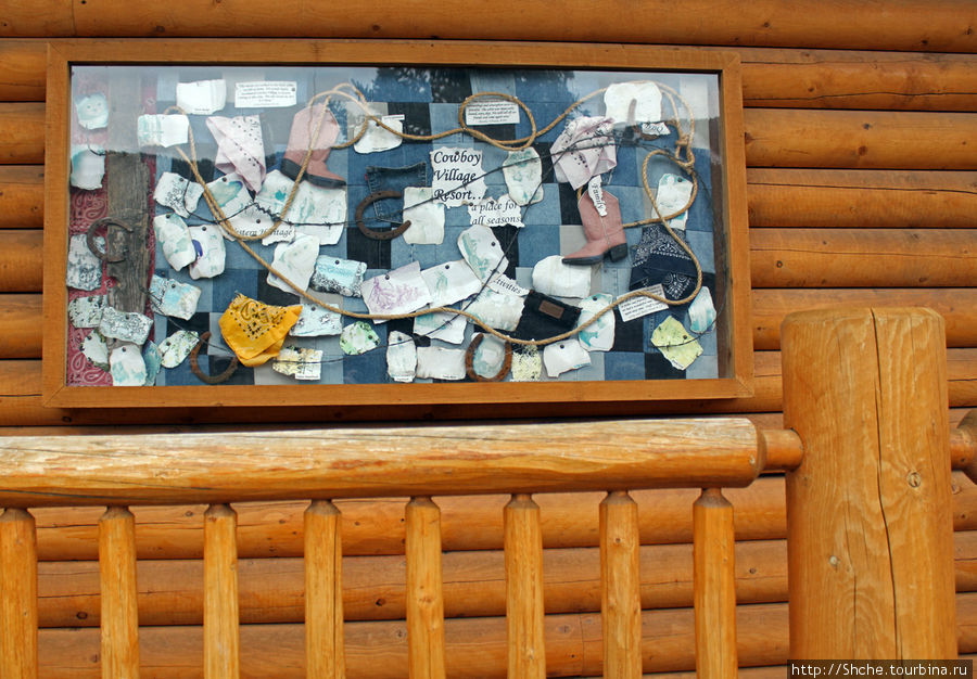 Уют, созданный деревянных дел мастерами в городе ковбоев Джексон, CША