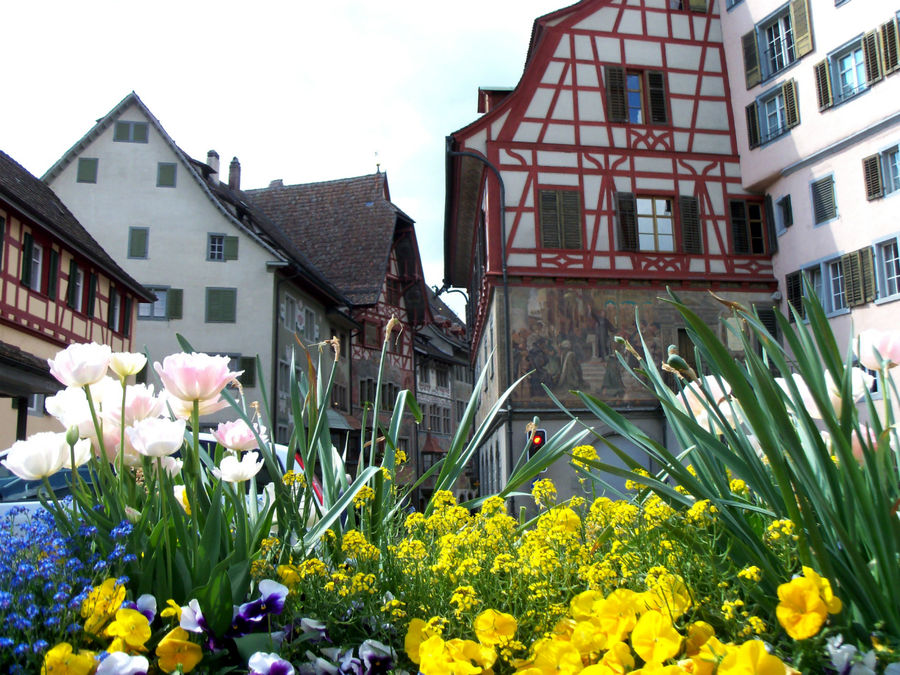 Stein-am-Rhein (города Рейна) Штайн-на-Рейне, Швейцария