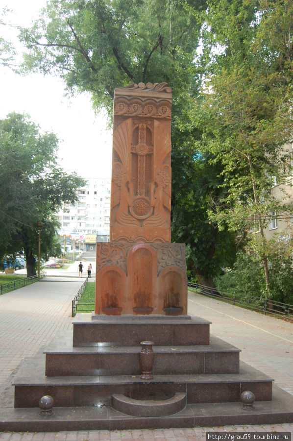 Хачкар (крест-камень) Саратов, Россия