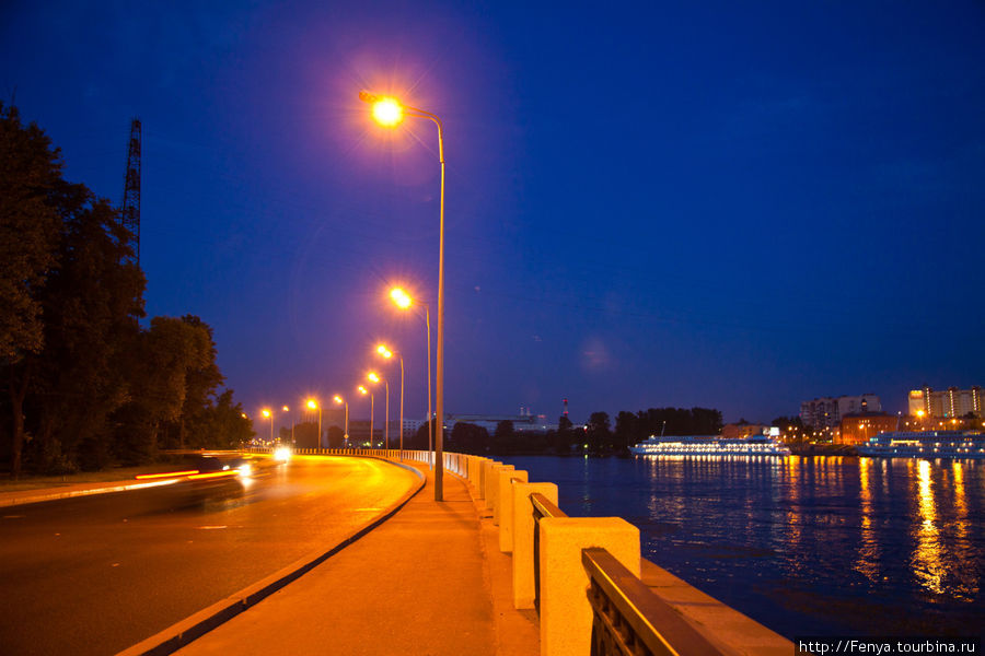 Велопрогулка к Вантовому мосту Санкт-Петербург, Россия