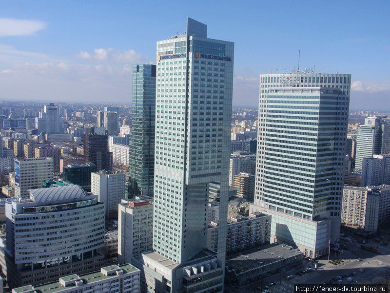Здание отеля Интерконтиненталь — одно из самых высоких в Варшаве Варшава, Польша