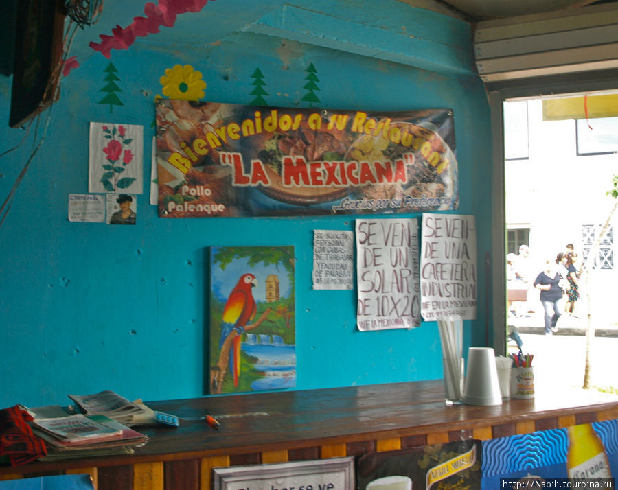 Поселок Паленке спокойный и дружелюбный Паленке, Мексика