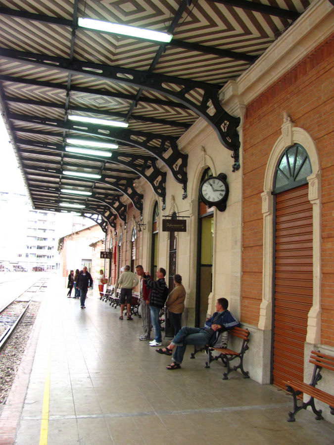 Вокзал в Пальма-де-Майорка Сольер, остров Майорка, Испания