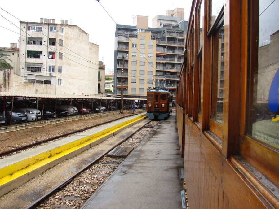 История железной дороги Ferrocarril de Sóller. Сольер, остров Майорка, Испания