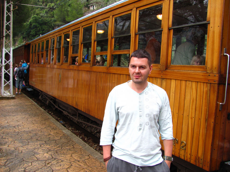 История железной дороги Ferrocarril de Sóller. Сольер, остров Майорка, Испания