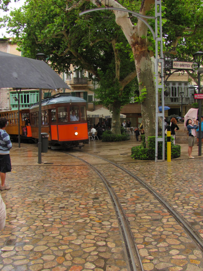 История железной дороги Ferrocarril de Sóller. Сольер, остров Майорка, Испания