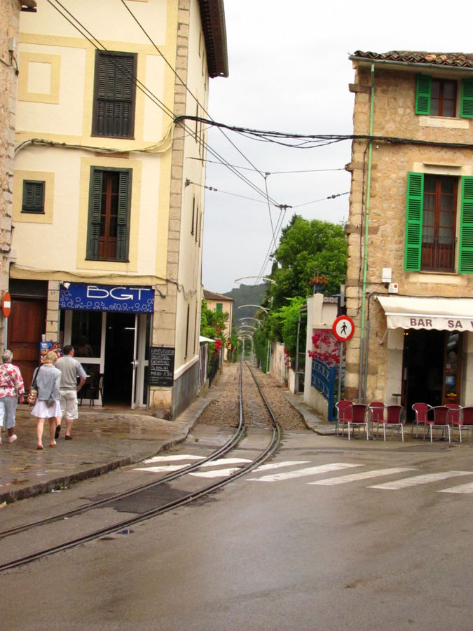 История железной дороги Ferrocarril de Sóller. Сольер, остров Майорка, Испания