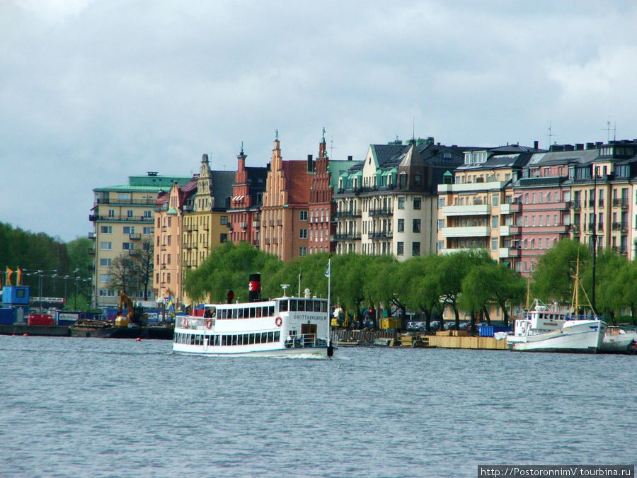 Разноцветные домики Стокгольм, Швеция