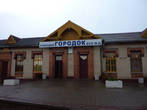 Железнодорожный вокзал на станции Городок.