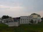 Вид на больничный городок  с 4 этажа жилого дома.
