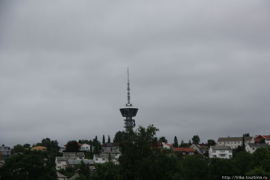 Город с высоты Тронхейм, Норвегия