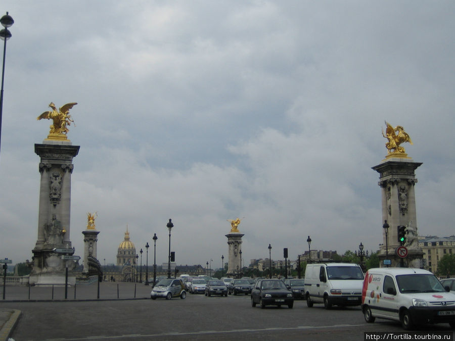 Париж. Мост Александра Париж, Франция