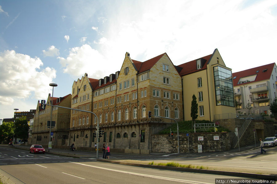 Штуттгарт - исторический и шоппинг центр города Штутгарт, Германия