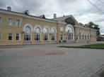 Железнодорожный вокзал. Сюда в 1925г. была проложена железная дорога Ачинск-Абакан.