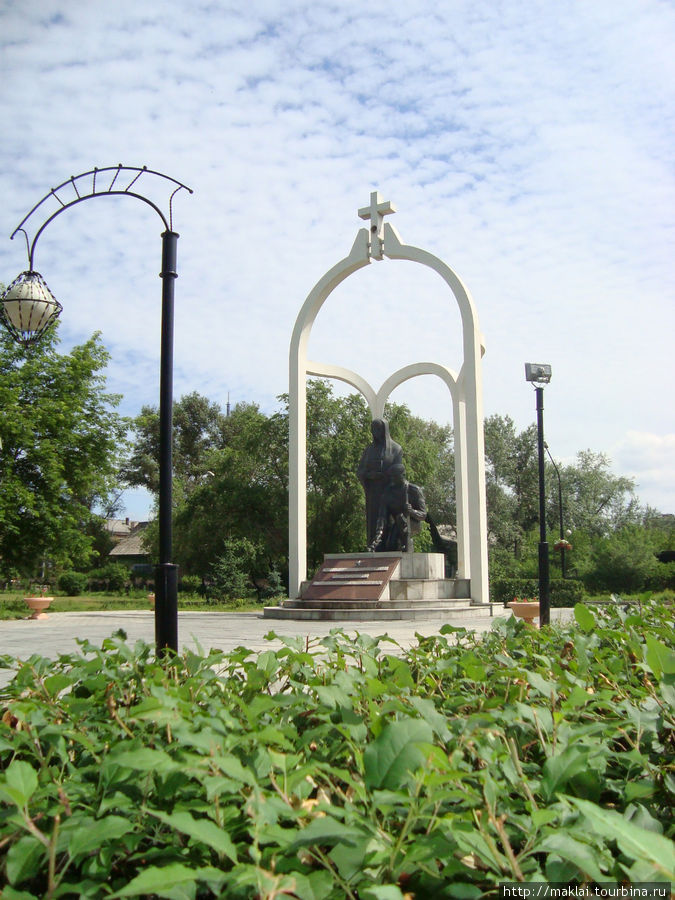 Монумент, посвящённый воинам-интернационалистам. Абакан, Россия