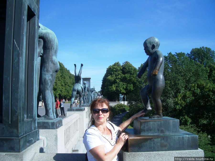 Скульптура Топающий мальчик является визитной карточкой Осло Осло, Норвегия